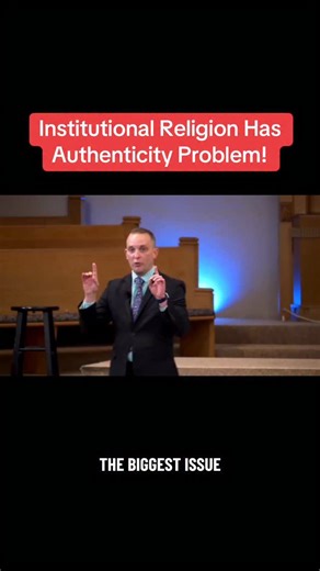Institutional Religion Has Authenticity Problem! #progressivechristianity #christian #authenticity | Rev. Dr. Caleb J Lines