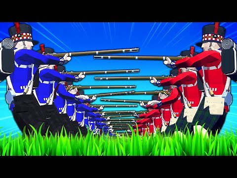 BIGGEST EVER Ravenfield LINE BATTLE? New Ravenfield Musket Battle Mod Gameplay