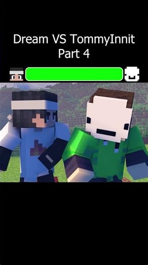 Dream VS TommyInnit Part 4... Who will win? #minecraft #dream #tommyinnit #animation #memes #shorts
