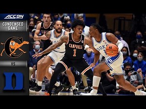 Campbell vs. Duke Condensed Game | 2021-22 ACC Men’s Basketball