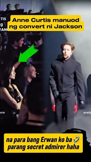 Anne Curtis manuod ng concert ni Jackson #annecurtis #jacksonwang