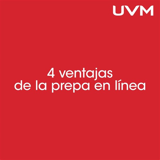 ¿Buscas una prepa que se adapte a tu ritmo de vida? 💻🎓 En Prepa en Línea UVM estudias con horarios flexibles, acompañamiento académico y una plataforma digital que te permite avanzar sin descuidar lo demás. 📚 Inscríbete hoy y sigue avanzando. ✨ | UVM