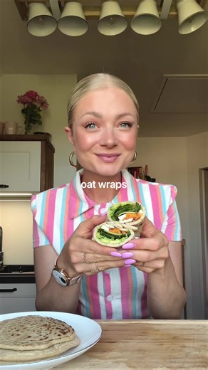 Easy 2-Ingredient Oat Wraps Recipe