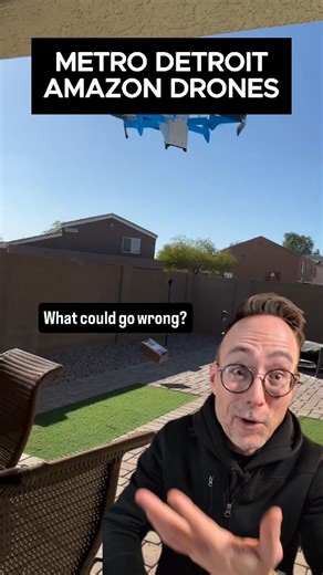 38K views · 132 reactions | AMAZON DRONES IN METRO DETROIT? Amazon...