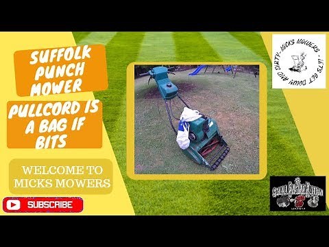 HOW TO FIX A SUFFOLK PUNCH LAWNMOWER PULLCORD #SAMLLENGINENATION