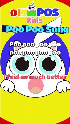 Poo Poo Song | The Potty Song | Nursery Rhyme | OLYMPOS KIDS | Best Kids Song | toddler Song #shorts