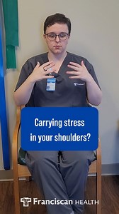 2.8K views · 22 reactions | Feeling stress in your shoulders? Take a few moments to reset with Franciscan Health Crawfordsville occupational therapist Kathryn Boomershine. | Franciscan Health | Facebook