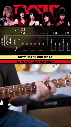 Back for More guitar riff by Ratt #guitar #guitarmy #guitartok #fyp #ratt #electricguitar #guitarlesson #guitartabs #80s #80smusic #80srock #chrisrupp | GuitArmy