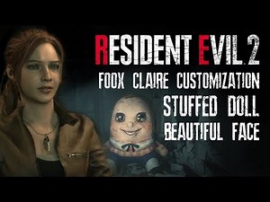Resident Evil 2 Remake F00X Claire, Stuffed Doll, Beautiful Reality Face
