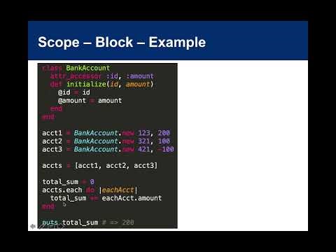 Scope (11) || Learn Ruby