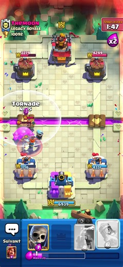 Défense réussie dans Clash Royale