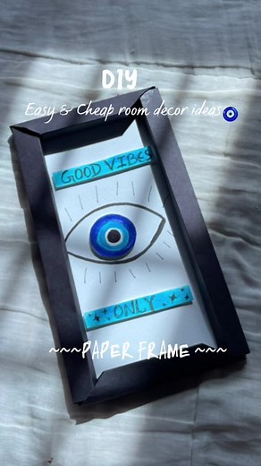 DIY Papercraft Frame Tutorial for Good Vibes Only