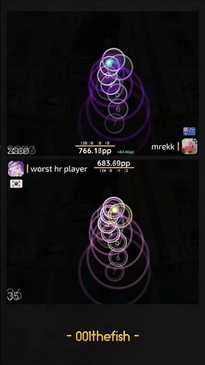 mrekk vs worst hr player! // Grievous Lady -nothing is but what is not- (captin1) #osu #osugame