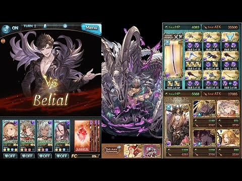 Granblue Fantasy: Belial HL Example Raid (Dark Kengo)
