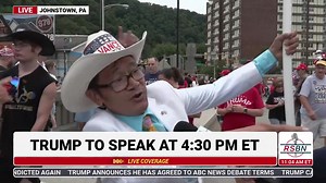 RSBN is LIVE in Johnstown, Pennsylvania, speaking to supporters outside President Trump’s rally venue, where he’ll speak at 4:30pm ET WATCH LIVE: https://www.rsbnetwork.com/video/live-president-trump-holds-a-rally-in-johnstown-pa-8-30-24/ | Right Side Broadcasting