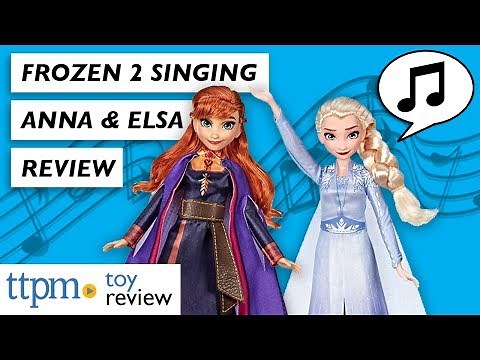 Disney Frozen 2 Singing Anna and Singing Elsa Dolls from Hasbro