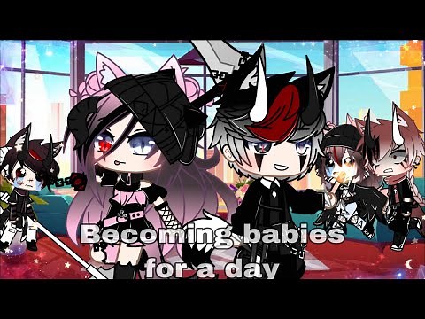 ||Me and hunter turn into babies for a day||~Gachaclub~skit~enjoy~Alpha tea TwT