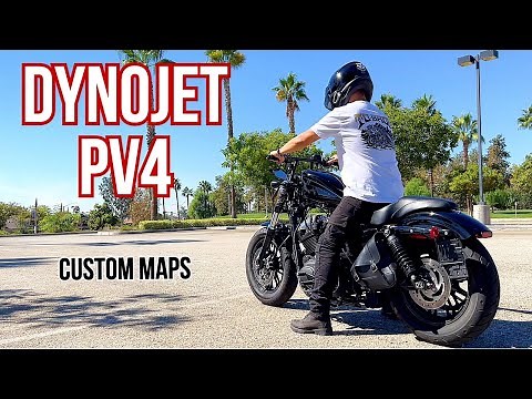 Dynojet PV4 Review: Flashing Custom Maps to my Harley Sportster 48