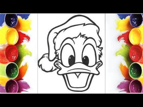 “Relaxing Learning: How to Color a Donald Duck | Mini Artist Coloring Tutorial!”