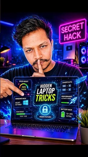 hidden Laptop Trick You NEED to Try 🤯💻#LaptopTricks #tech #WindowsTips
