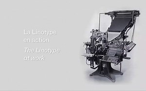 Linotype排版机原理及运转
