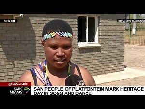 The San people mark Heritage Day in song and dance in the Northern Cape