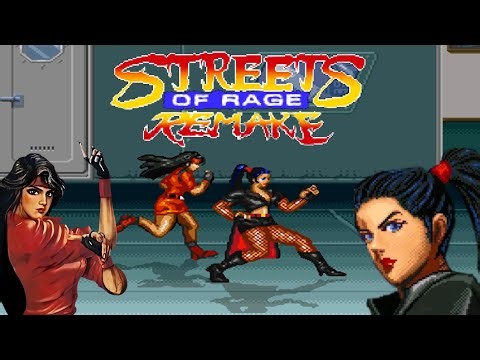 Streets Of Rage Remake V5.2 - Mod - Brutal Justice v1.0 - Blaze SOR1 & Rudra - Playthrough (Hardest)