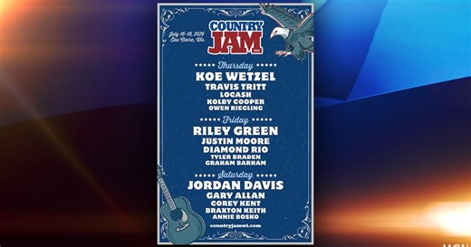 Country Jam announces 2026 lineup