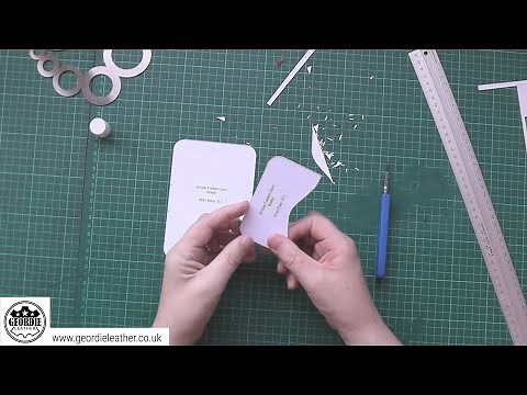 #3 Making Patterns - Leather Work For Beginners