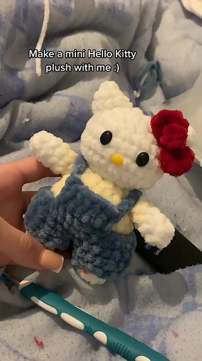 Crochet Mini Hello Kitty Plush Tutorial