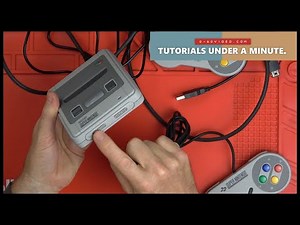 How To plug in Controllers on SNES Mini Console