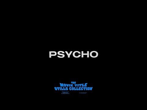 Saul Bass: Psycho (1960) title sequence