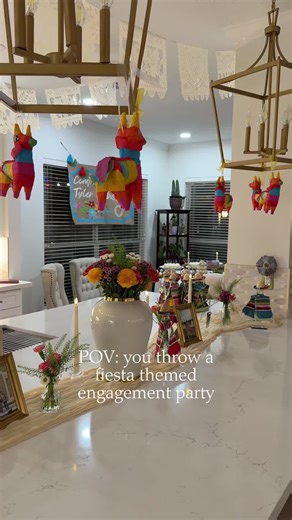 Engagement Party Fun: Hitting the Piñata