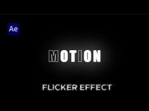 How to Create a Flicker Effect in After Effects | Easy & Fast Tutorial for Beginners