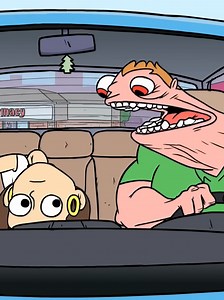 Upscaled Get Out Of My Car by Psychicpebbles #creatorsearchinsights #newgrounds #animation #memevideos #upscaledmemes