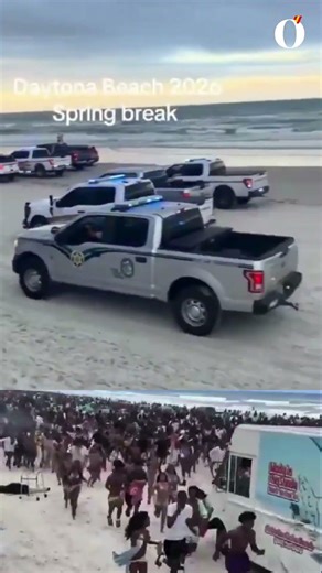 El Spring Break en Daytona Beach se convirtió en una escena de pánico tras varios tiroteos #short