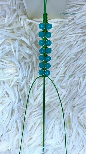 1.8K views · 31 reactions | How to make a bracelet#bracelet #handmade #diybracelet #diy #easydiy #beadjewlery #tutorial | Fingertips_art | Facebook