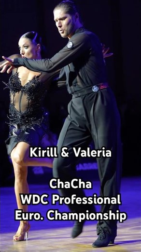 Viral ChaCha🔥 Valeria Aidaeva & Kirill Belorukov💃🕺🏼WDC Professional European Championship Latin