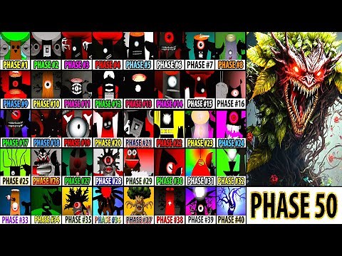 Incredibox Sprunki Mix All Phases: Phase 10 VS Phase 20 VS Phase 30 VS Phase 40 VS Phase 50