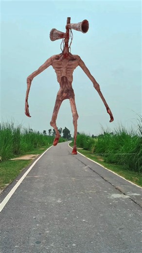 Siren Head Spotted on the Road! 😱 | A Mysterious Horror Adventure 👻