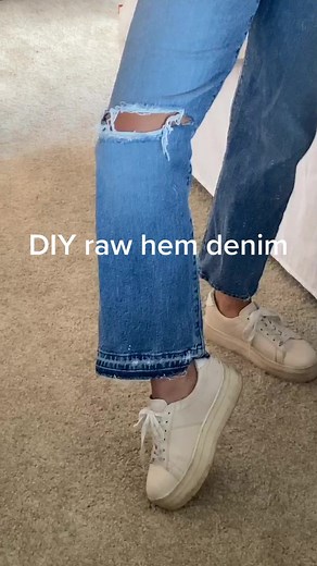 DIY Raw Hem Denim: How to Spruce Up Your Old Jeans