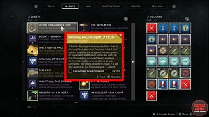 Defragmentation – Sol Divisive Vex – Decryption Core Repaired Destiny 2