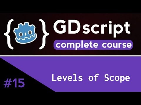 Levels of Scope in gdscript ✅| GDscript complete course (Beginner to Advanced) | Ep 15