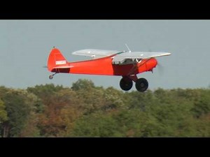 Piper Super Cub, N329RB short field landing & take-off at KHWY on 10/10/10 at 1632