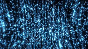 Computer Binary Code Data Falling Loop4k: vídeo stock (100% livre de direitos) 1027570568 | Shutterstock