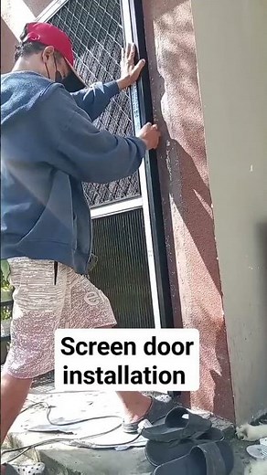screen door installation