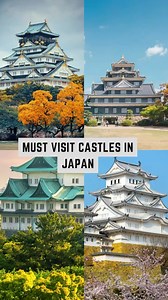 Travel Tip Tuesday: Here are the castles that you must add to your itinerary. You can’t visit Japan without checking out at least one of there many beautiful castles. #japan #japantravel #japanverseexclusive #japanverse #japantrip #japanlife #traveltuesday #traveltips101 #travel #tokyo #castle #himejicastle #osakacastle🏯 #okayamacastle #matsumotocastle | Japanverse Exclusive