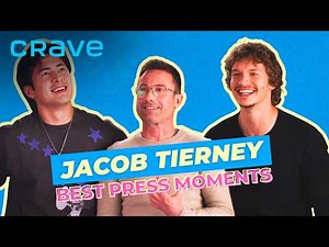 Jacob Tierney's FUNNIEST Press Moments🔥 | Heated Rivalry | Crave Original