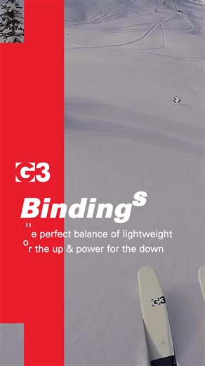 Perfectly balanced for the backcountry, G3 Bindings emphasize ergonomics and simplicity to keep you moving on every mission. They’re designed to save you weight on the climb while delivering a confidence-inspiring feel on the way down. Shop G3’s full range of bindings now. | G3 Genuine Guide Gear | Facebook