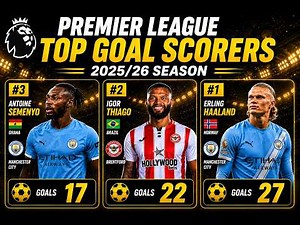 Premier League Top Scorers 2025/26 ⚽🔥